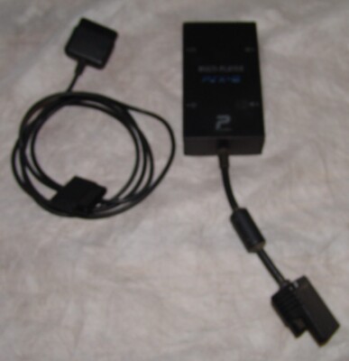 PSX-2 Playtech Multi-Player Adapter Attachment Holds Memory Card Add Players