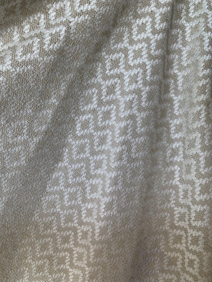 Diamond weave cream by lee jofa blue - Image 2 of 4