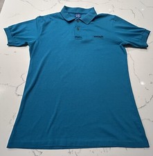 Vintage OP Ocean Pacific Sunwear Surfer Blue Shirt Polo Men's Small 70's-80's