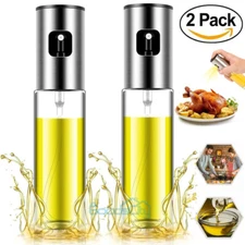 2 Pcs 200ML Olive Oil Sprayer Cooking BBQ Mister Spray Pump Bottle Kitchen US