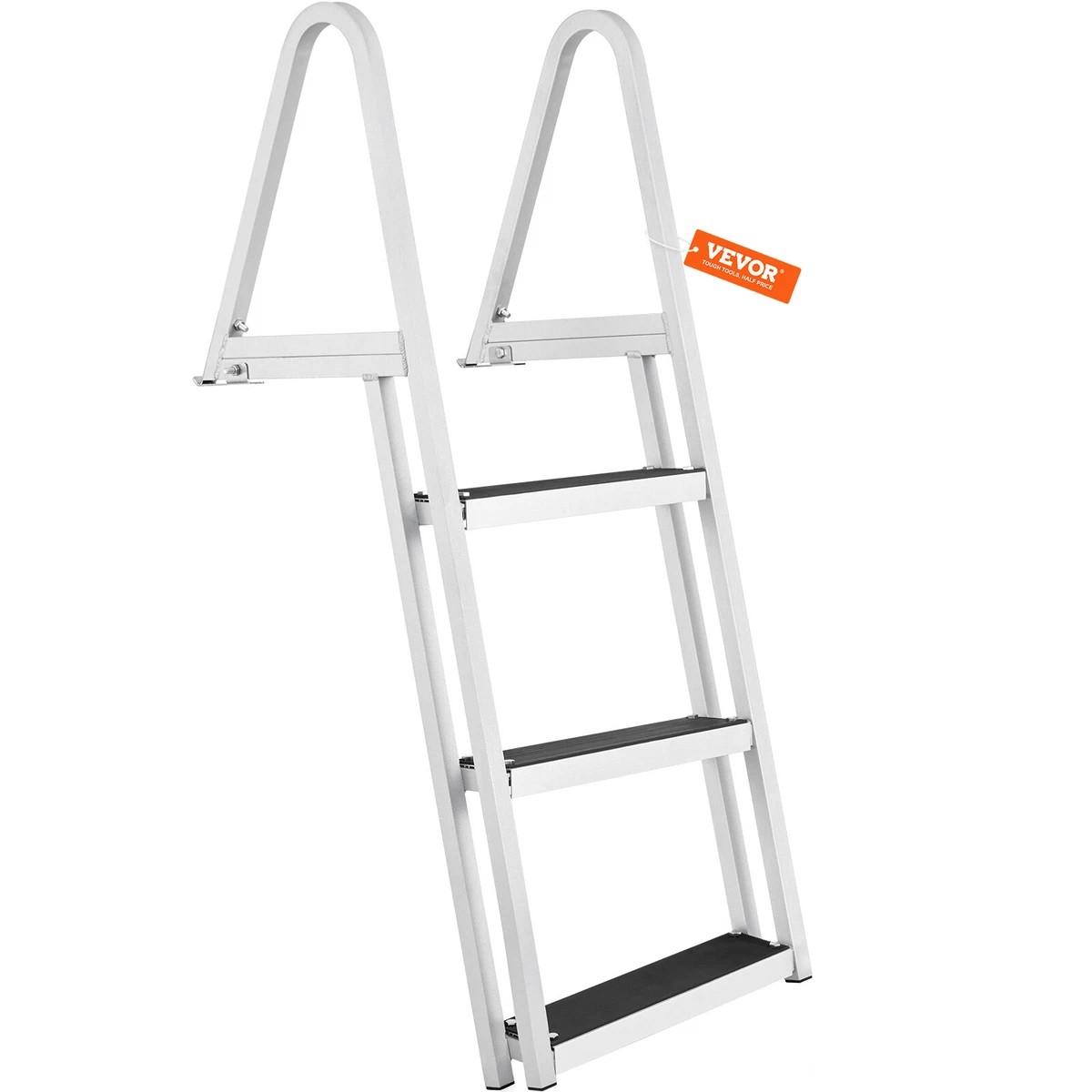 VEVOR Aluminum Dock Ladder Boat Dock Ladder Removable 3 Steps with