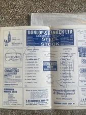 Bill Shankly Don Revie signed programme 