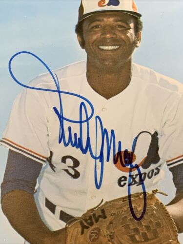 RUDY MAY MONTREAL EXPOS AUTOGRAPHED SIGNED VINTAGE 5.5x3.5 PHOTO CARD POSTCARD - Picture 2 of 4
