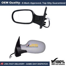 Electric Primed Fits Nissan Micra 2003-2010 Wing Mirror Left Side