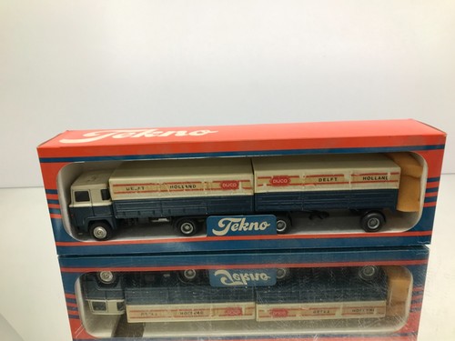NACORAL SCANIA 140 V8 TRUCK+TRAILER DIJCO HOLLAND WERBE PROMO -1:50- FAIR IN BOX - Picture 2 of 12