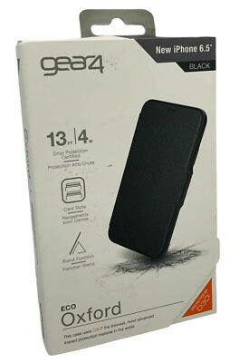 Gear4 Oxford ECO D3O Wallet Case   iPhone 11 Pro Max Premium Shockproof Folio UK