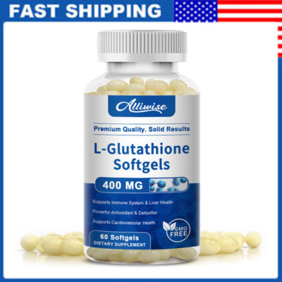 L-Glutathione Skin Whitening 60Pills Natural Antioxidant Anti Aging Supplement