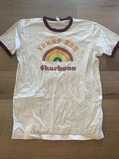 Next Level Apparel Unisex Triblend T-Shirt Beige "sonny and charbono" Sz M