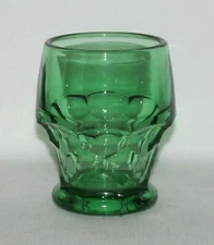 Anchor Hocking Glass GEORGIAN Winter Green Flat Juice Tumbler