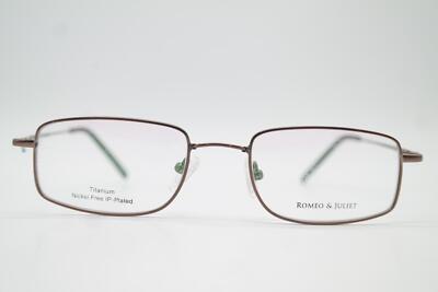 Brille ROMEO und JULIET 654 Titanium Bronze Oval Brillengestell eyeglasses Neu