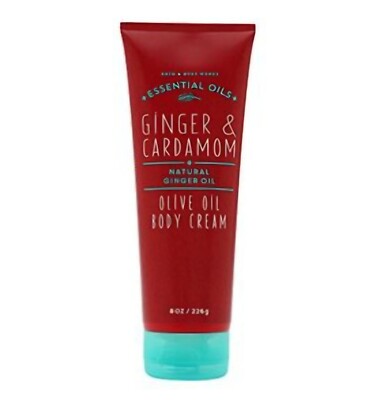 HTF *NEW* Bath & Body Works Ginger & Cardamom Olive Oil Body Cream 8oz