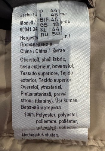 Damen Steppjacke beige, Größe 44, gebraucht, Marke Fuchs Schmitt - Bild 6 von 7