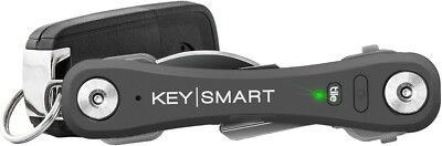 KeySmart Pro Key Holder w LED Light & Tile Smart Technology Holds up to 14 Keys