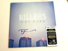 Brandon Flowers Hand Signed Autographed HOT FUSS Vinyl Album JSA COA