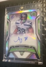2024 Topps Resurgence AJ Barner #RRS-AB Silver Refractor AUTO RC SEAHAWKS HOT 🔥