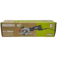 Rockwell RK437, 4-1/2 inch Compact Circular Saw With Laser, 6.5Amp