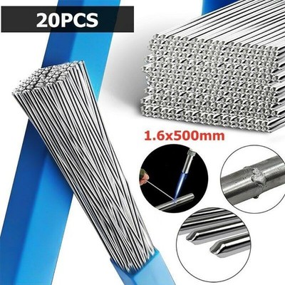 Neu Aluminium Schweißdraht 1,6 mm 500 mm/19,7'' Hartlöten Easy Melt Stäbe Lö