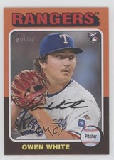 2024 Topps Heritage Image Variation Owen White #168 0t0b