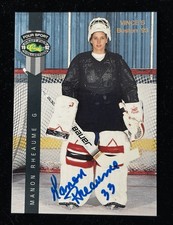 MANON RHEAUME AUTOGRAPHED 1992 CLASSIC FOUR SPORT HOCKEY CARD SIGNED LADY HOCKEY