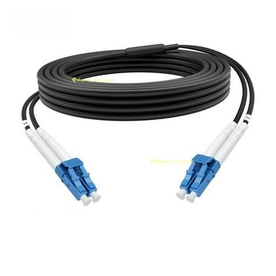 25m Lc Lc Flexible Armored Cable Assembly Patch Cord LC Duplex Singlemode Jumper