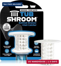 TubShroom Bathtub Drain Hair Catcher - In-Drain Tub Strainer  Clog Prevention P