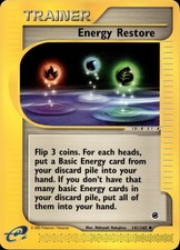 ENERGY RESTORE 141/165 UNCOMMON EXPEDITION BASE SET POKEMON MP on eBay