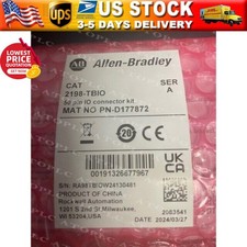 New Allen Bradley 2198-TBIO AB 50 PIN I/O CONNECTOR KIT 2198TBIO US Free Tax