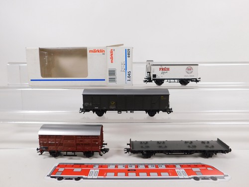 Märklin H0 AC 4x Post-/Güterwagen DB NEM KK KKK 44929 84736 etc sg/NEUW #EL680-1 | Condition: Gebraucht