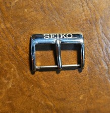 Seiko 22mm Watch Band Buckle Clasp Silver