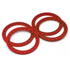 4Pcs Red Wheel Beadlock Ring For 1.9" VP Style Wheel Rim 1/10 RC Car Parts aa