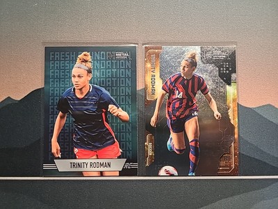 (2) 2024 Skybox Metal Universe TRINITY RODMAN #FF-4 Fresh Foundation & Base RC 