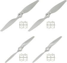 9x4.5 5x5 Propeller RC Propellers 2 Vane Blades Props Grey with Adapter Rings