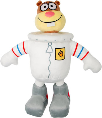 Spongebob Squarepants Sandy Cheeks Plush Cuddle Pillow, Super Soft & Cozy, (Offi