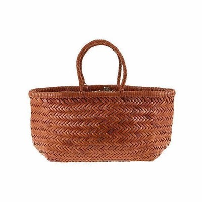 Dragon Diffusion 8811 TAN Bamboo Triple Jump Small Tote Bag 154994583
