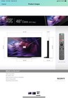Sony - 48" Class Bravia A9S Series Oled 4K Uhd Smart Android Tv