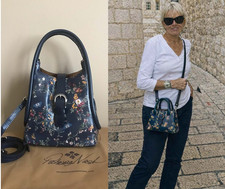Nuevo con etiquetas Bolso Bandolera Patricia Nash Halina Asa Superior Estampado Mariposa Jardines