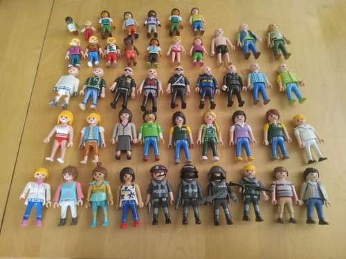 Playmobil 45 Figure Lot All Different Sizes