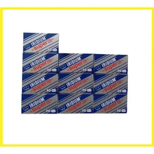 100 Pack Wizamet Super Iridium DE Safety Razor Shaving Blades Made In Russia