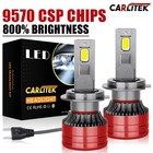 Ampoules LED H7 Canbus Blanc 6000K Anti Erreur Phare Puissant Auto CSP 9570 x2