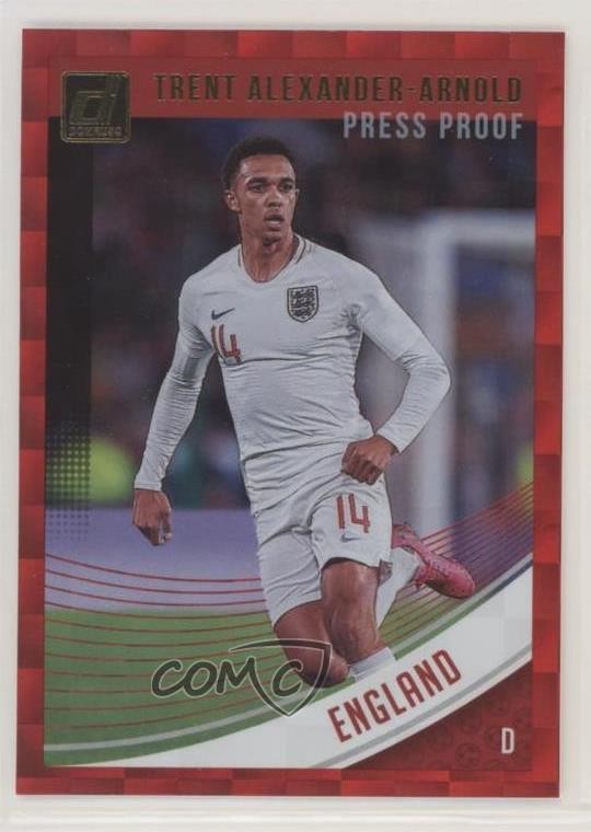 2018-19 Panini Donruss Press Proof Red Trent Alexander-Arnold #127 02rn
