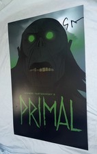 Genndy Tartakovsky Signed 12x18 Photo Primal With Proof