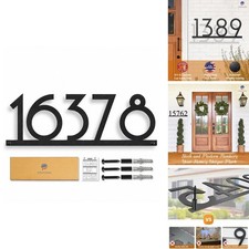 AtherCoreal Custom Metal House Numbers Sign - Rustproof