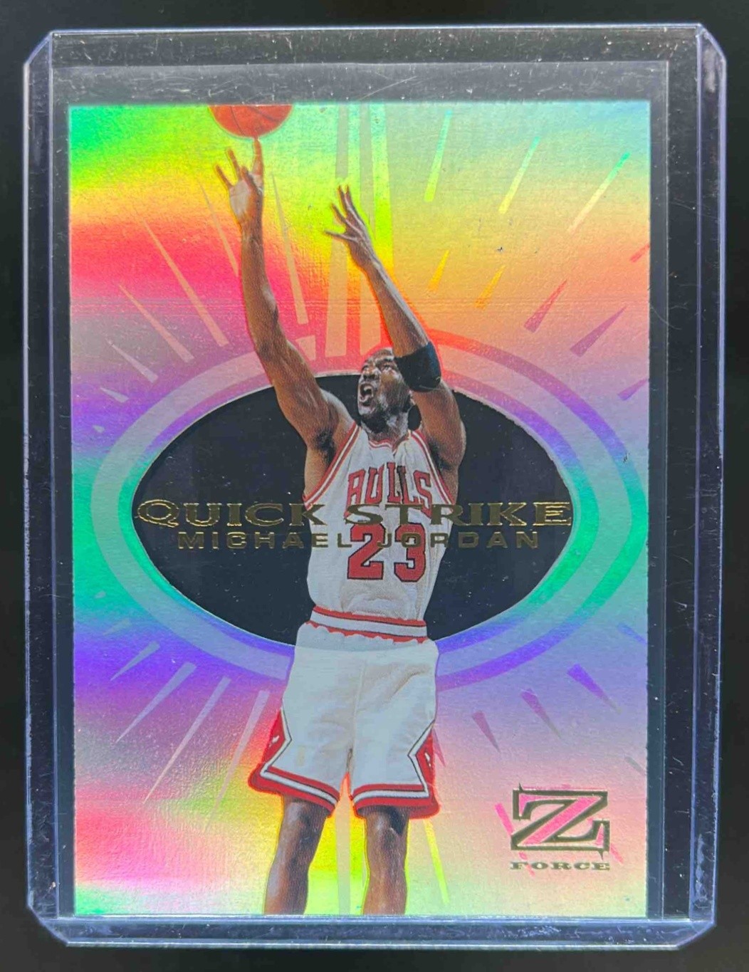 1997-98 Skybox Z-Force Michael Jordan Quick Strike #5 QS Bulls