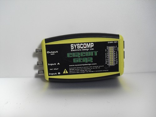 usb osciloscope syscomp circuit gear cgr-101 waform i/o | eBay