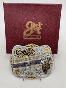 MONTANA SILVERSMITHS 2013 CHEYENNE FRONTIER DAYS LIMITED EDITION BELT BUCKLE Montana Silversmiths Belt Buckle Cheyenne 101st Frontier  main image 3