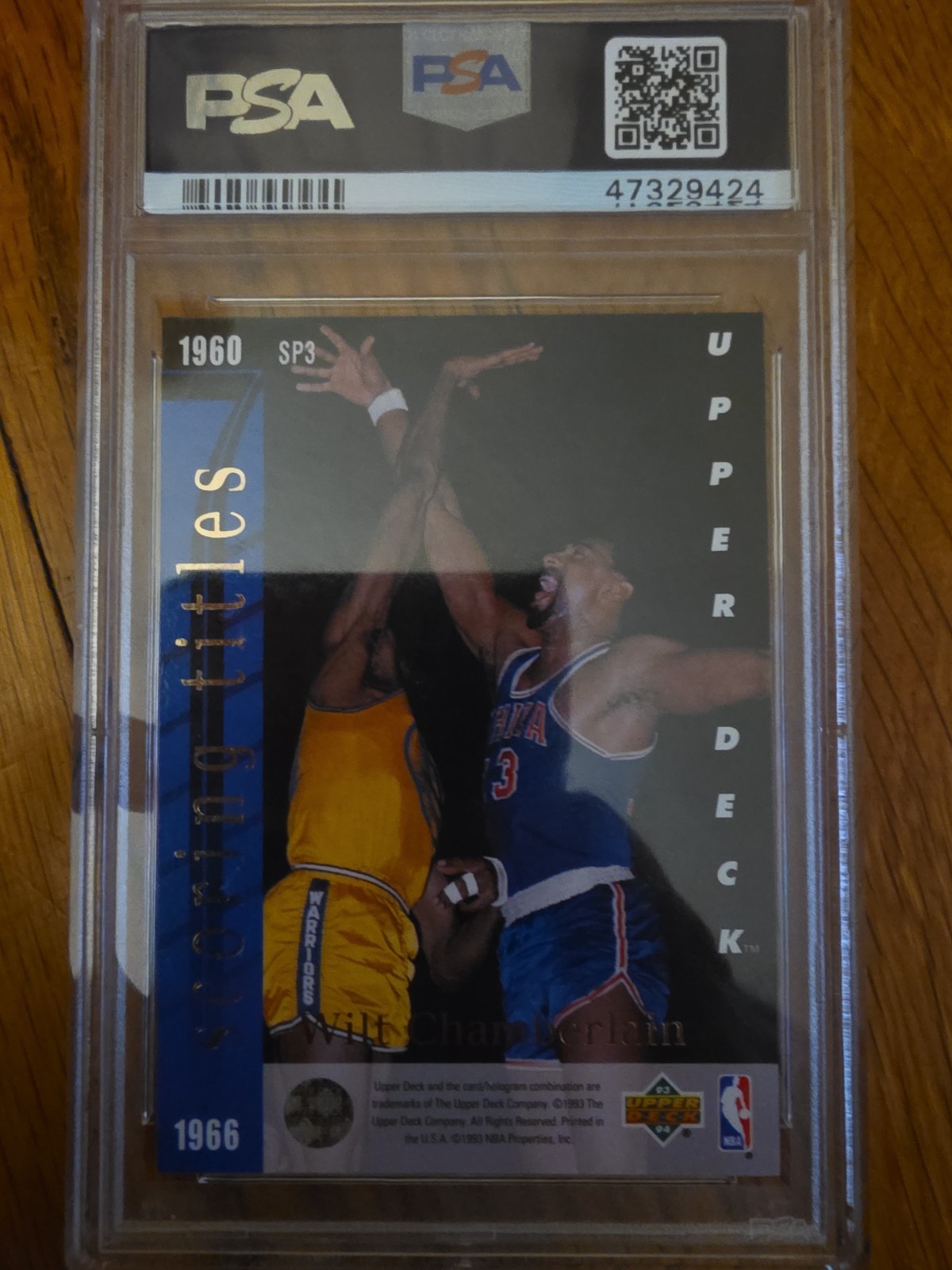 1993-94 Upper Deck - Special Michael Jordan, Wilt Chamberlain #SP3 view 2