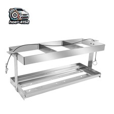 Aluminum Trailer-Mount Race Fuel Jug Holder -For Three 5 Gallon Fuel Containers
