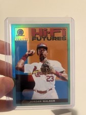 2022 Bowman Chrome Hi-Fi Futures Jordan Walker HIFI-15 Aqua Refractor /125