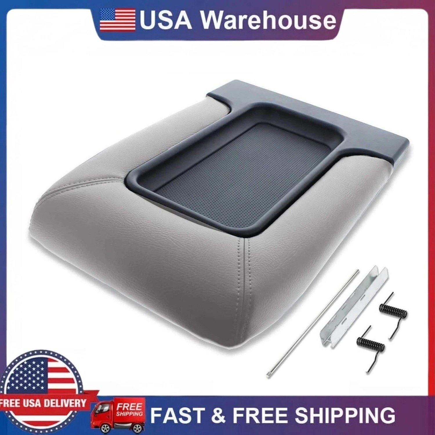 Fits for 99-07 Chevy Silverado 19127364 Lid Armrest Latch Center Console