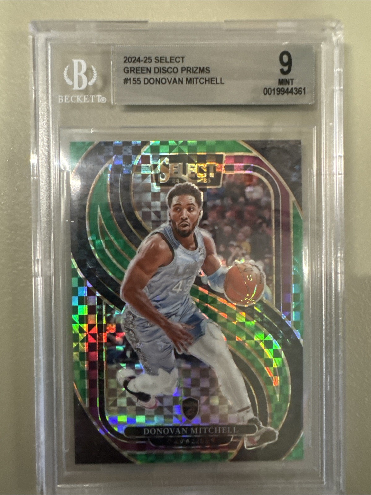 2024-25 Select #155 Donovan Mitchell Green Disco Prizm 1/5